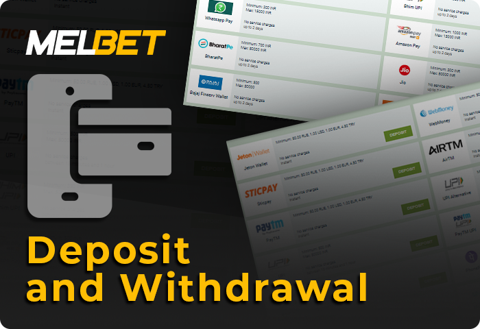 Payment options Melbet Live