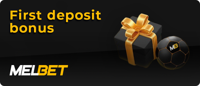 Bonus on first deposit at Melbet