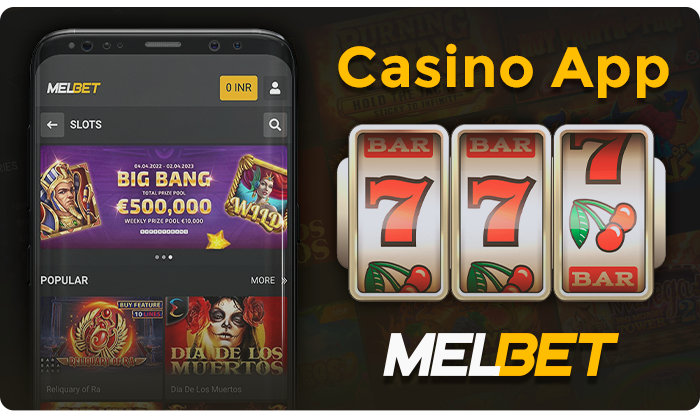 Playing online casino in MelBet mobile app - how to play via phone