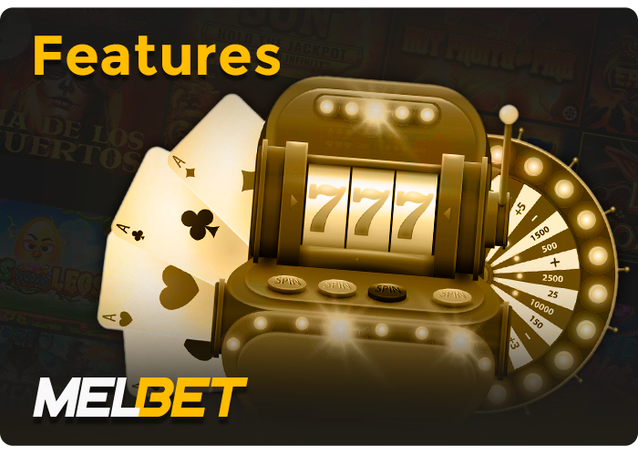 Features of the casino section of the MelBet website - what a player from India needs to know