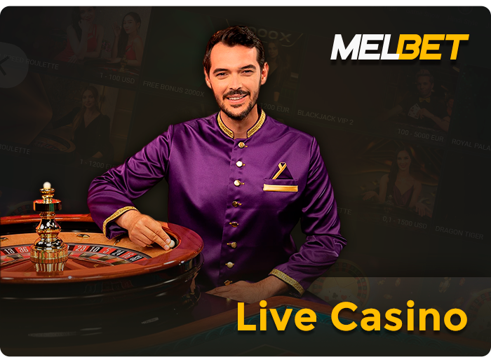 Live Games at MelBet - Blackjack, Game Shows, Baccarat, Poker and other