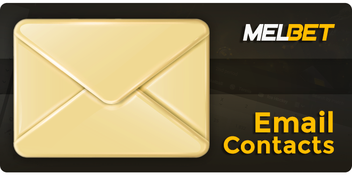 Contacting the MelBet betting site by email - contact addresses