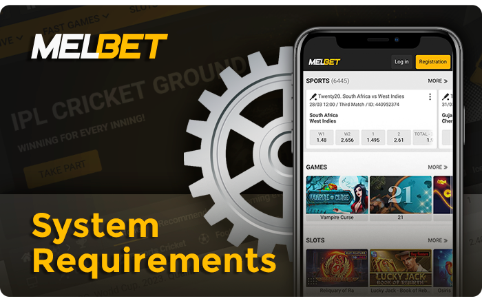 System requirements for the MelBet app on iOs - minimum features