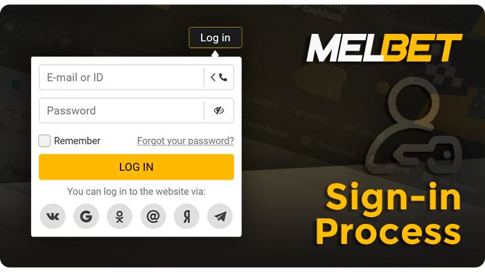 Authorization at MelBet - how to log in to your personal account